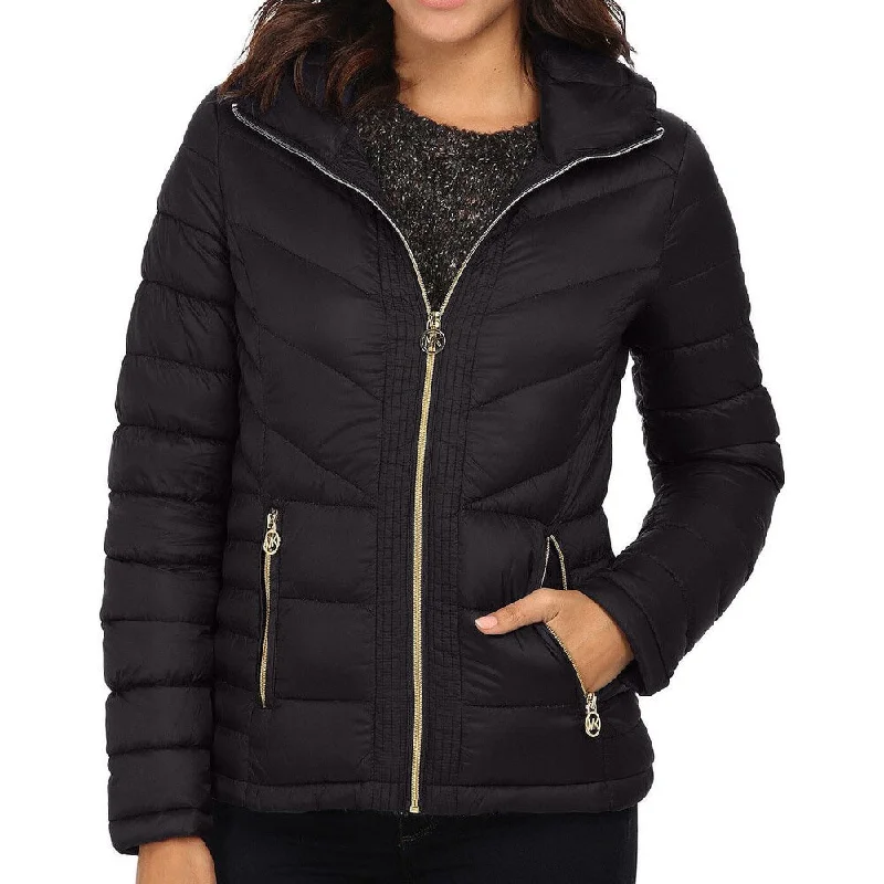 Michael Michael Kors Black Quilted Packable Jacket