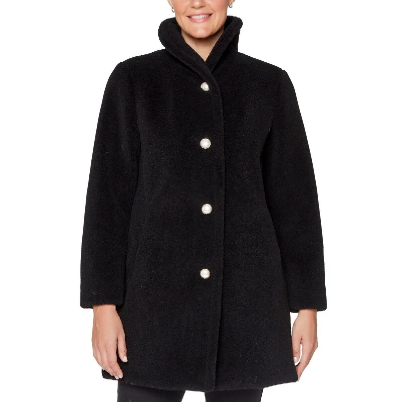 Kate Spade New York Faux Fur Teddy Coat - Size Small