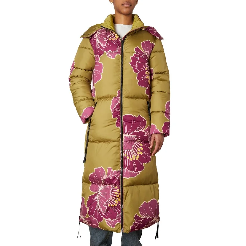 Nicole Miller Long Puffer W/Wide Quilt Channels