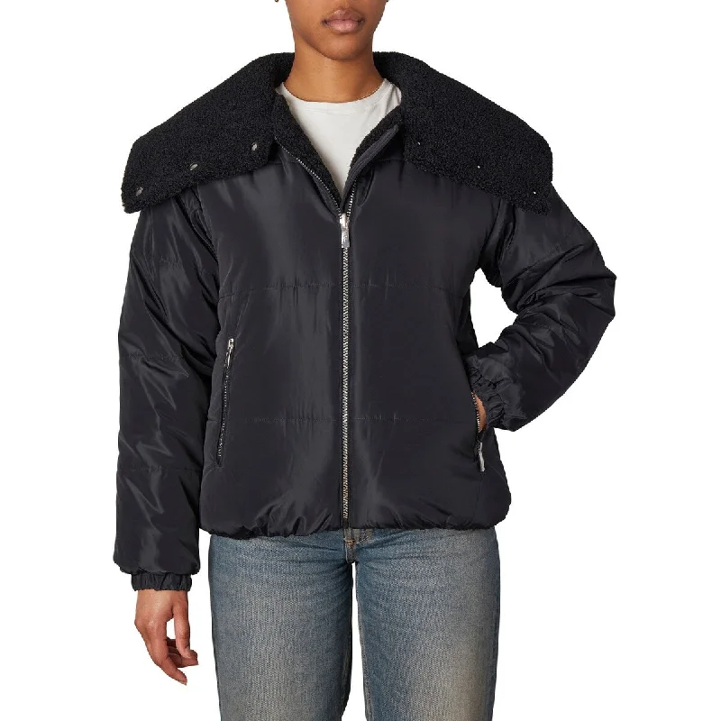 Nicole Miller Faux Memory & Boucle Reversible Puffer