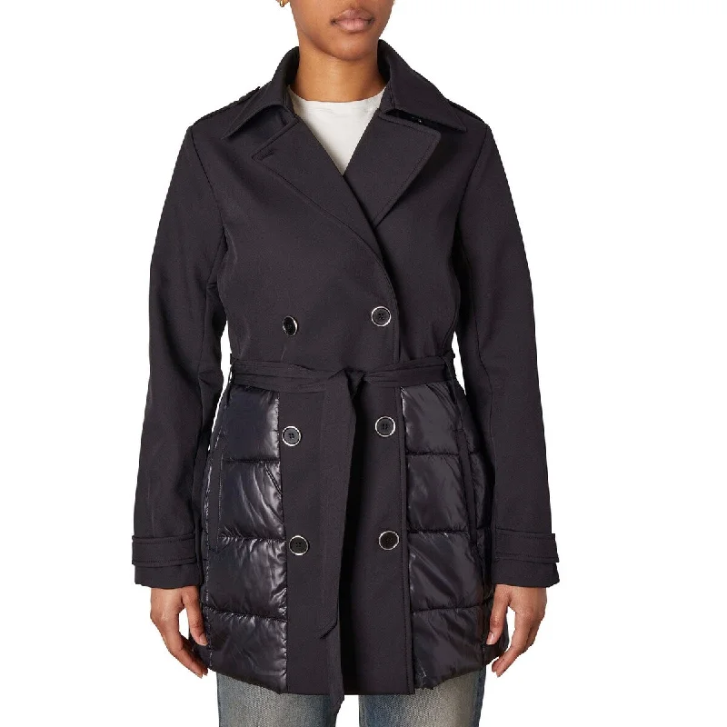 Nicole Miller Softshell Trench W/Cire Puffer Lower Body