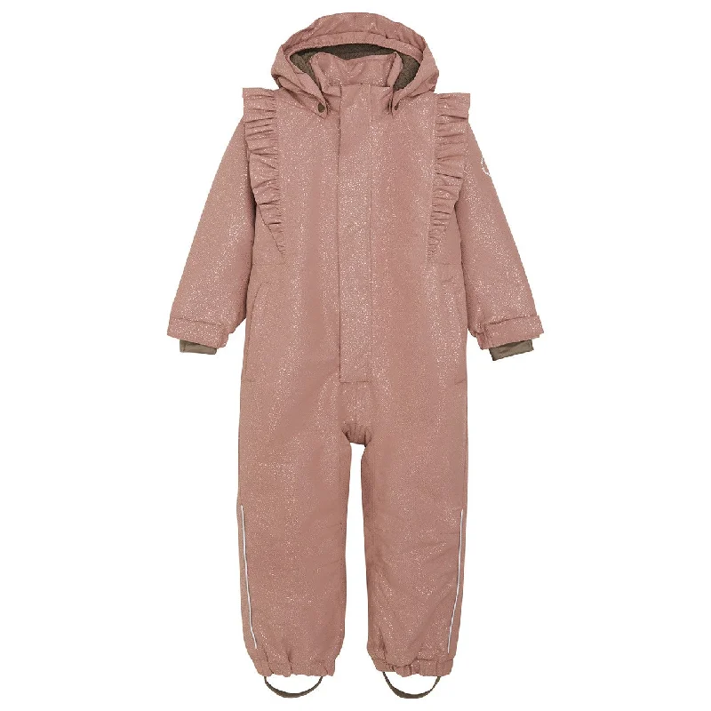 En Fant Burlwood Snowsuit w. Ruffles