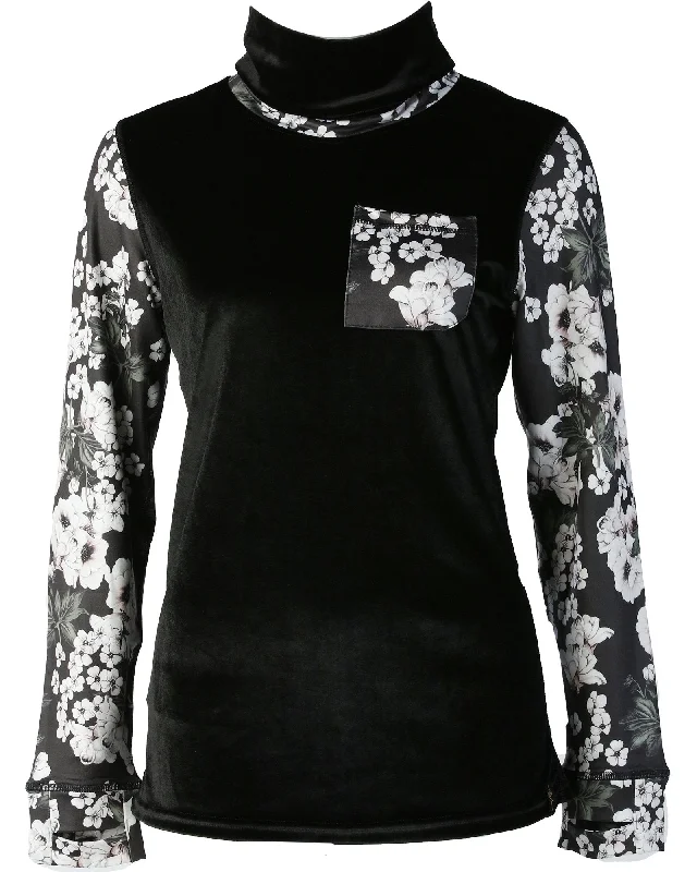 NEVE FLORAL TRUE BLACK