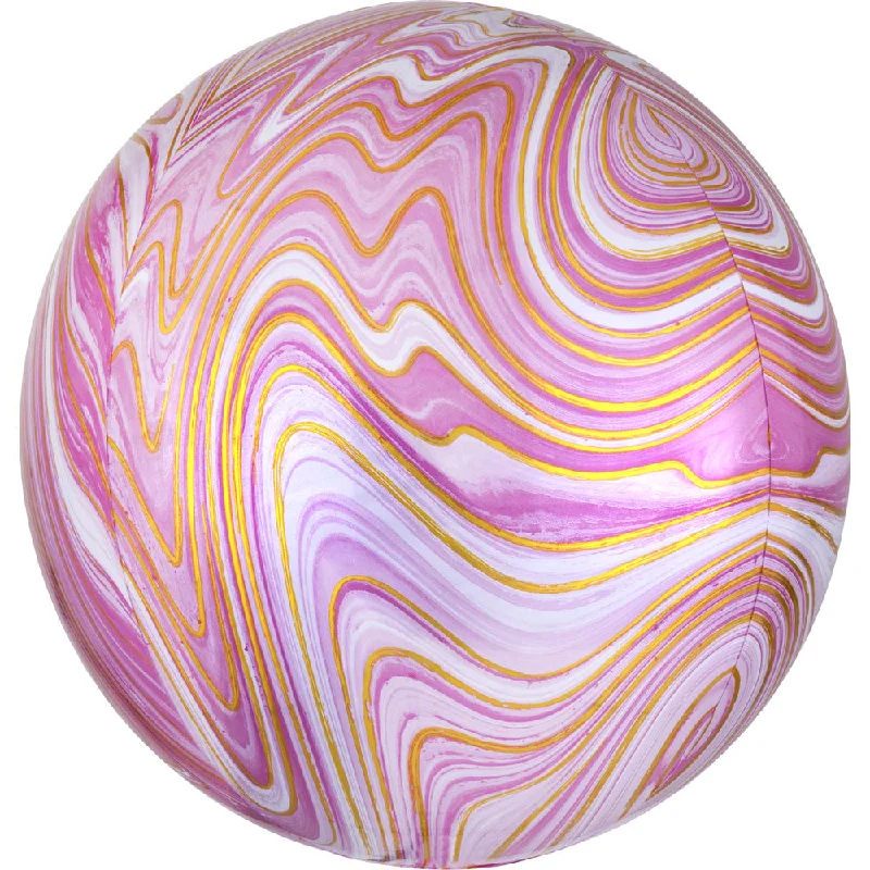 16 inch PINK MARBLEZ ORBZ