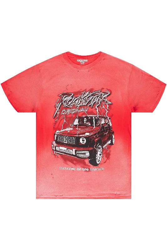 Hai Red Graphic T-Shirt