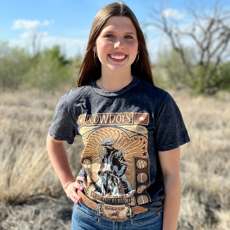 PLUS Mineral Washed Cowboy History Graphic Tee