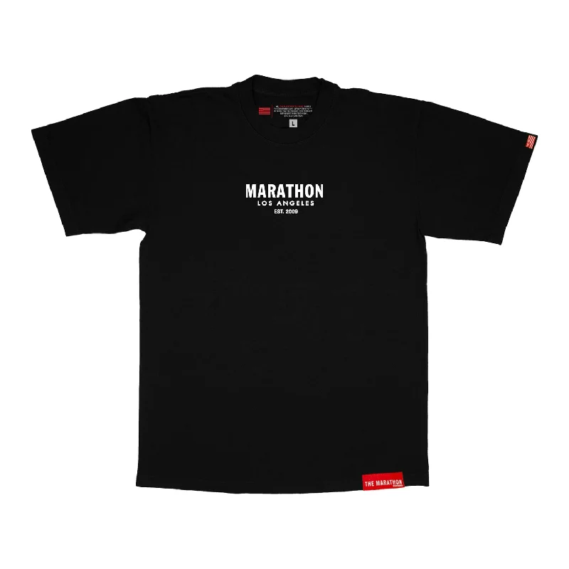 Marathon Origin T-Shirt - Black/White