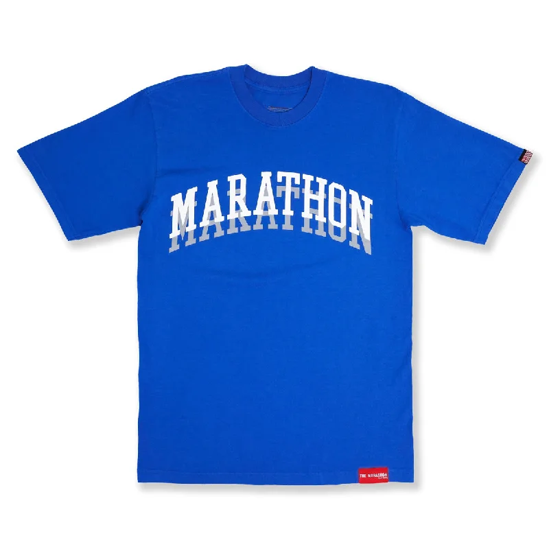 Marathon Double Arch T-Shirt - Royal