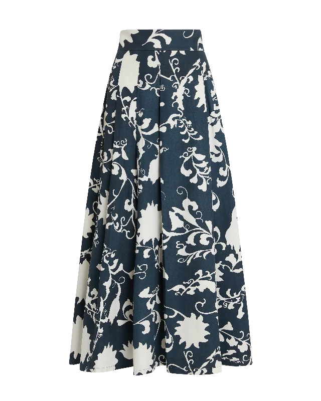 Flaminia Skirt in Flower Screen Print