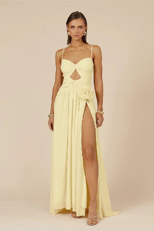 DANIKA MAXI DRESS - LEMON