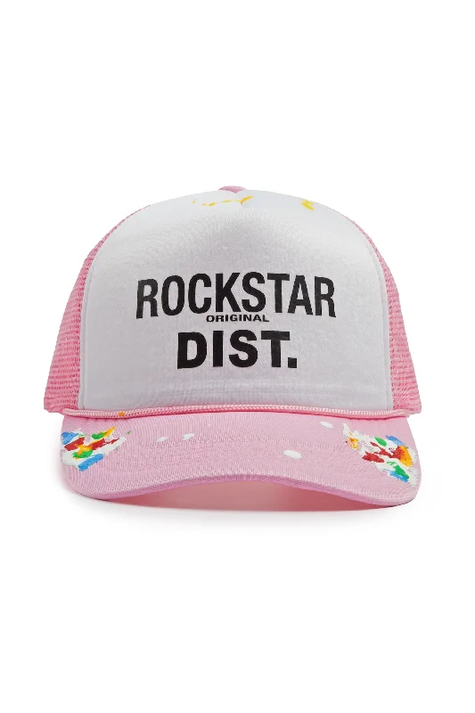 Neptune White/ Light Pink Trucker Hat