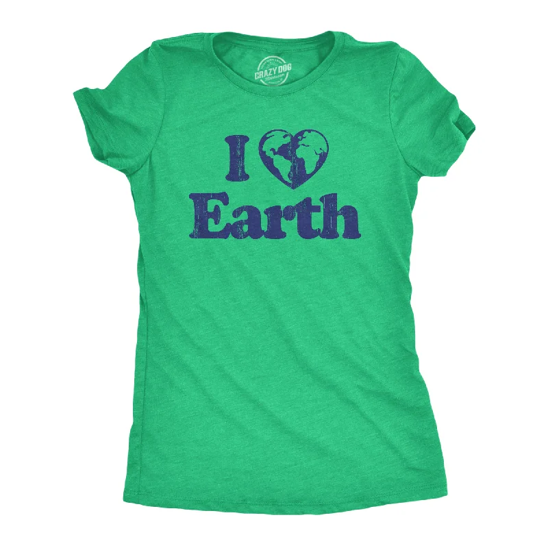 I Heart Earth Women's T Shirt