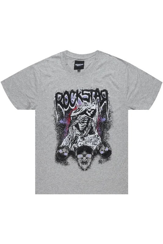 Rayne Heather Grey Graphic T-Shirt