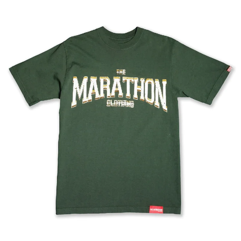 Marathon Clothing Beveled T-Shirt - Forest