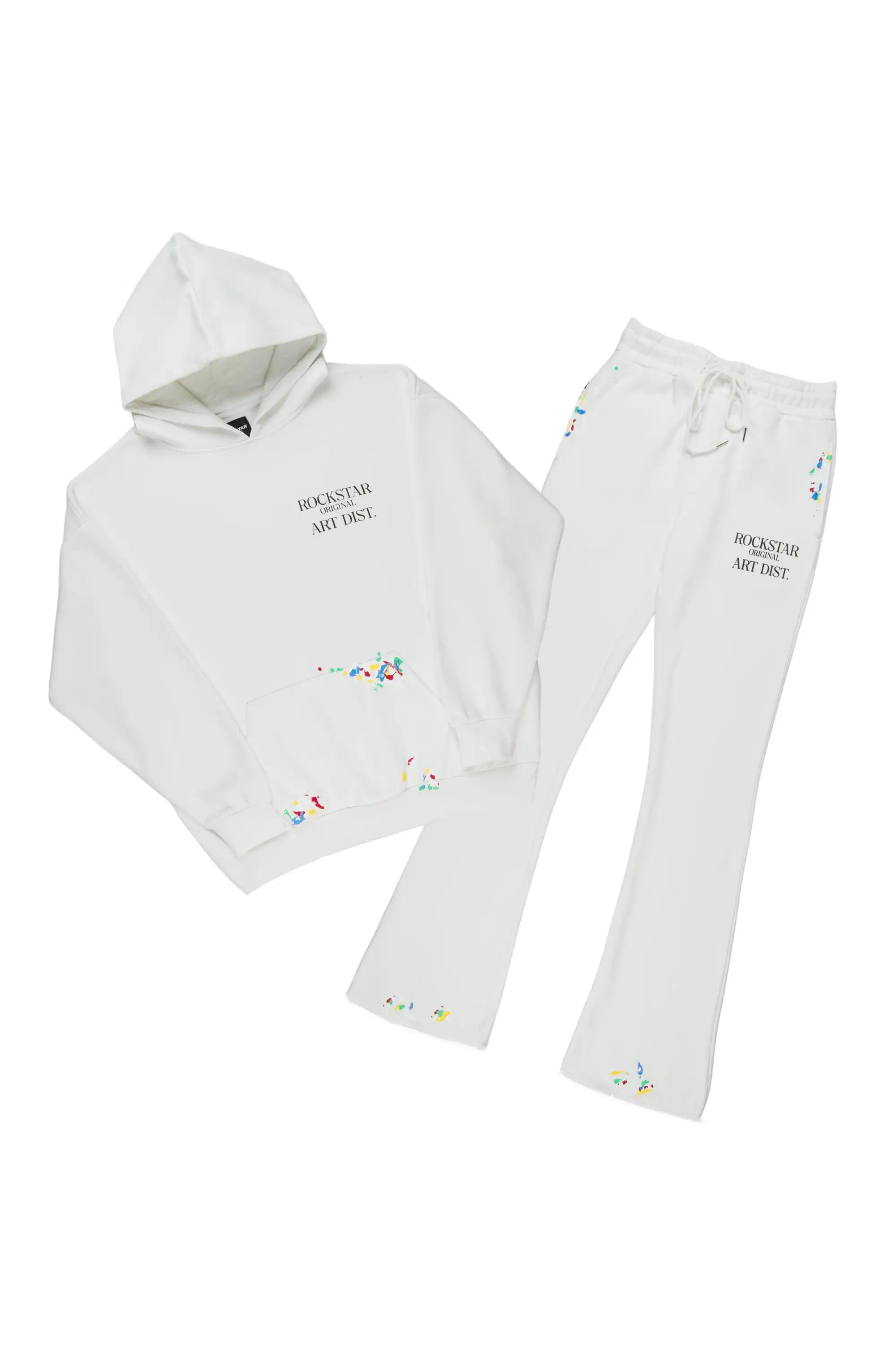 Rockstar Art Dist. Stone Hoodie/Flare Trackset