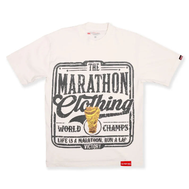 Vintage Marathon World Champs T-Shirt - Bone