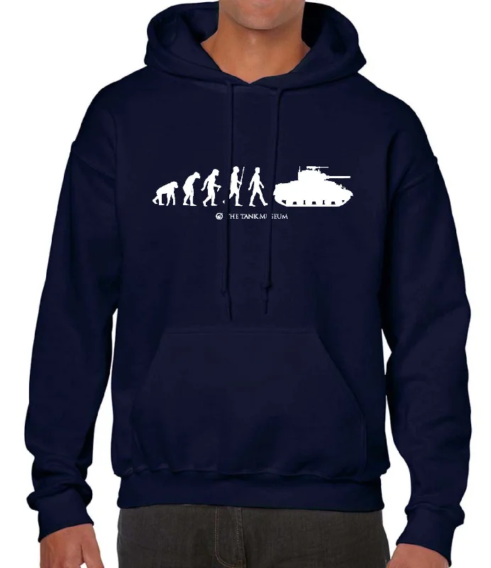 Evolution of Man Navy Hoodie