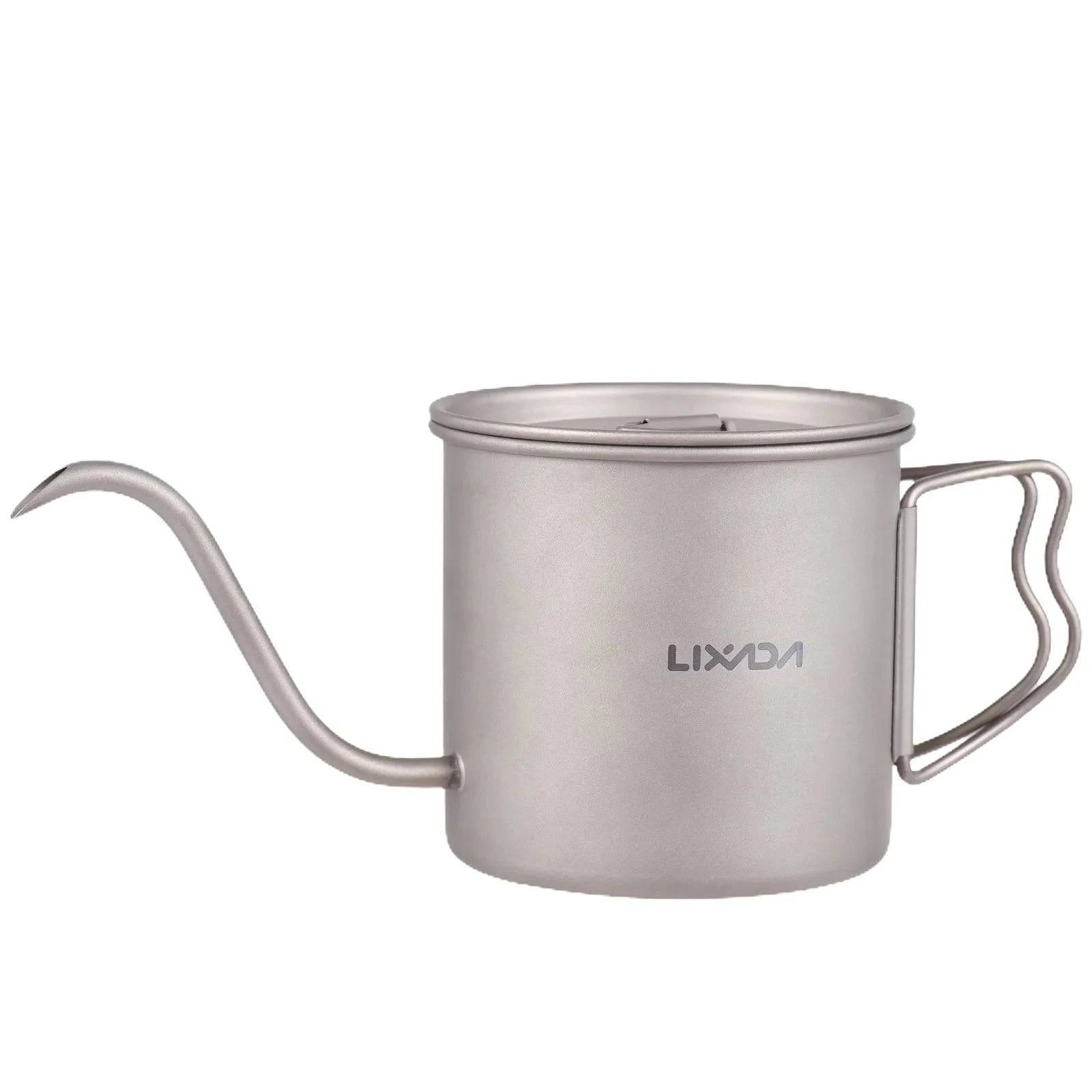 Coffee Pour Over Kettle Coffee Mini Tea Water Camping Pot Stove Top Coffee Pot Gooseneck Ti 400ml