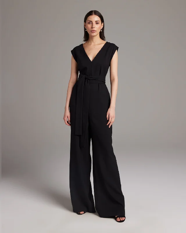 V Neck Jumpsuit