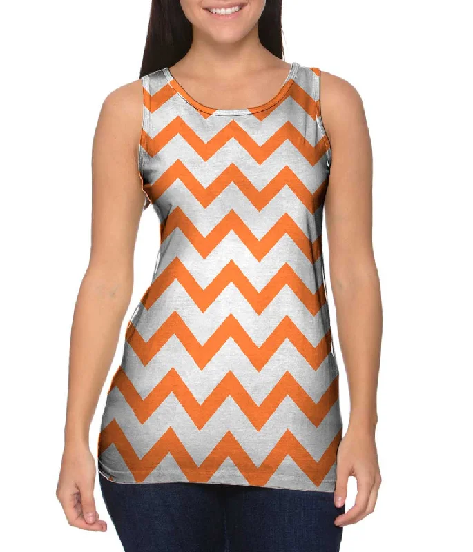 Chevron Orange Medium