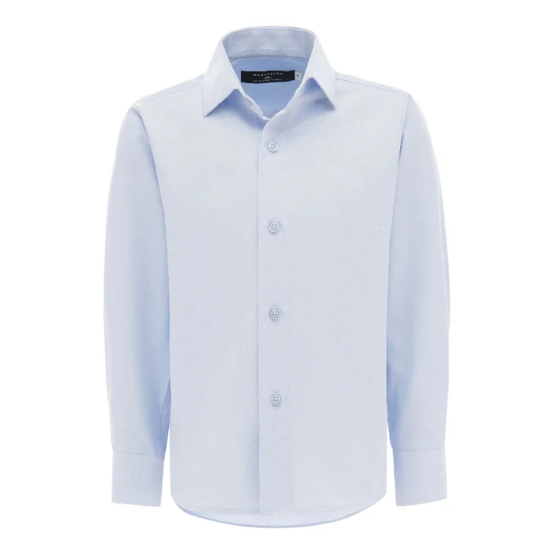 Light Blue Solid Dress Shirt