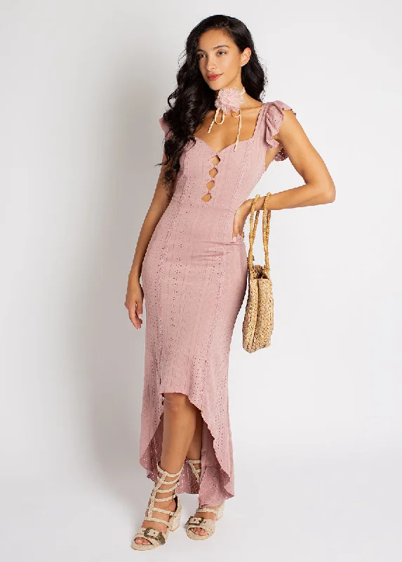 Priya Dress in Mauve