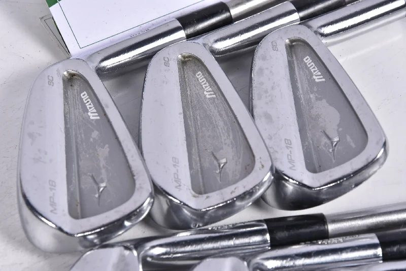 Mizuno MP-18 MB Irons / 5-PW / Stiff Flex KBS Tour C-Taper Lite 110 Shafts