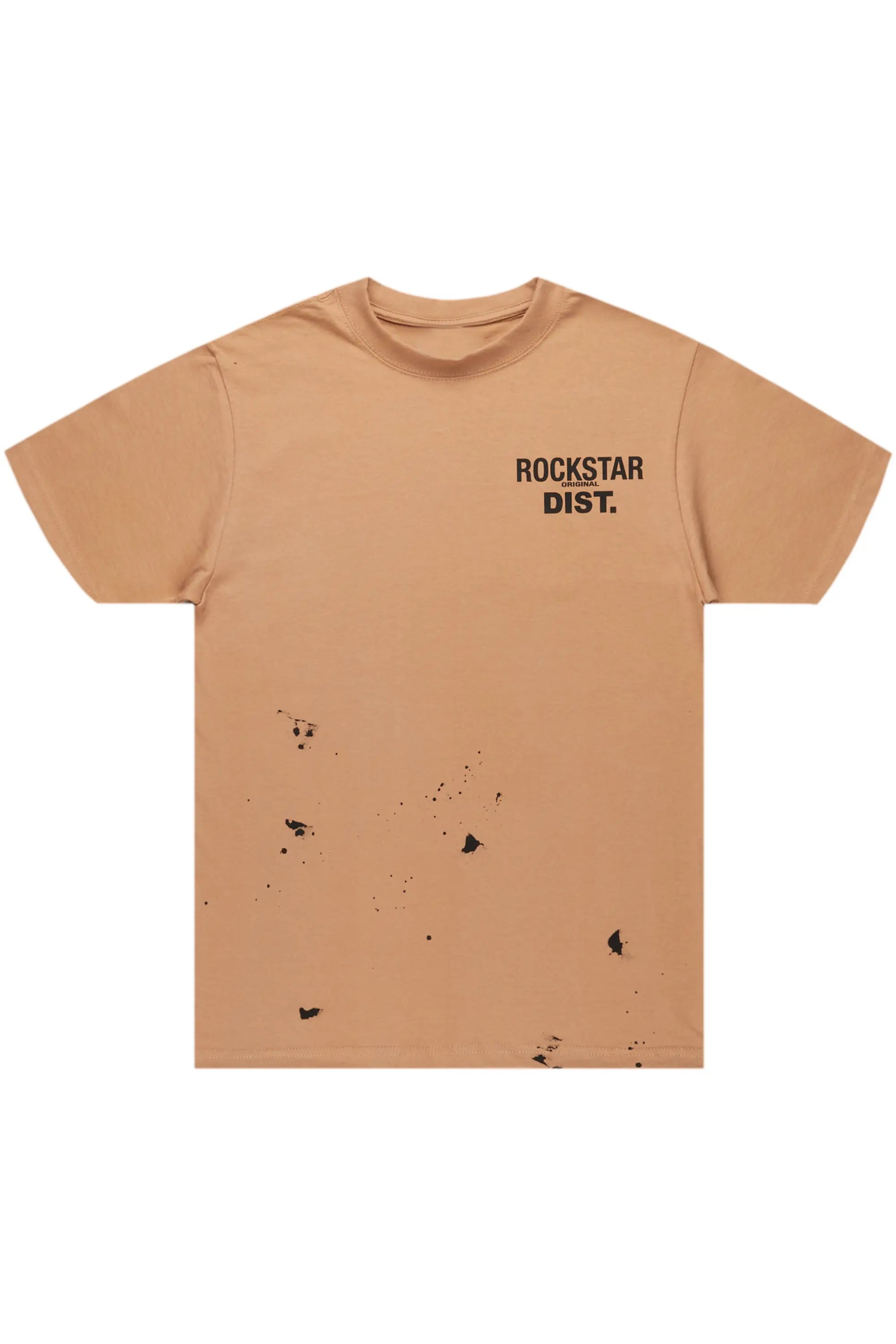 Raffer Beige Graphic T-Shirt