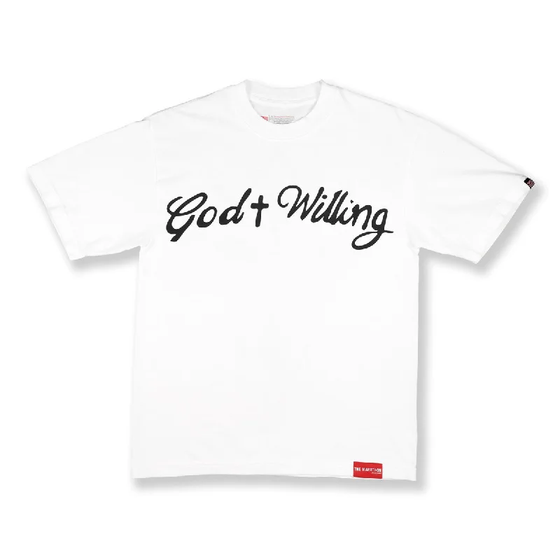 God Willing T-Shirt - White