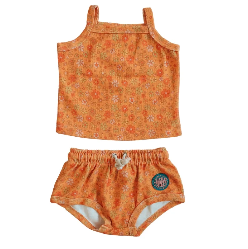 SurfyBirdy Tropical Little Surfer Girl Two-piece set