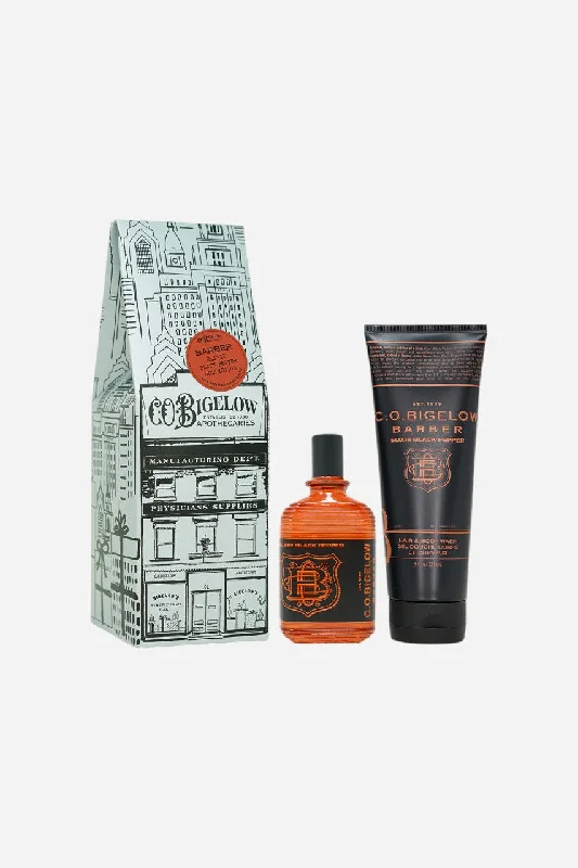 Bigelow Elixir Black Pepper Duo, Apothecary Gift Box Set