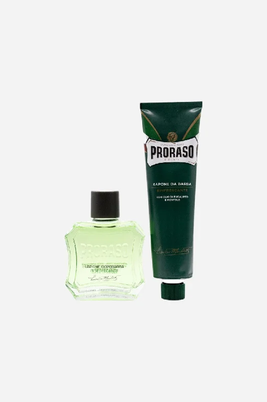 Bigelow Proraso Classic Shaving Duo - Refreshing - Shave Cream / After Shave Lotion