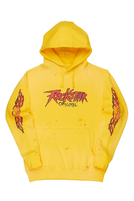 Gaston Yellow Graphic Hoodie