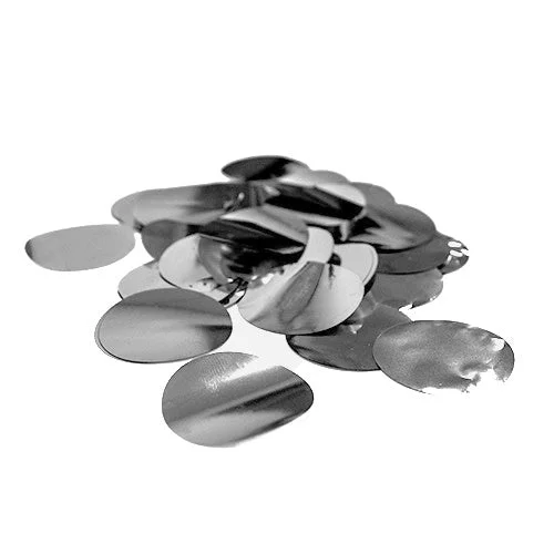 METALLIC CONFETTI - SILVER