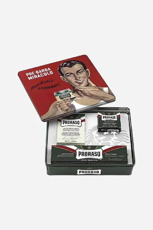 Bigelow Proraso Vintage Collection Gino Tin - Classic Formula