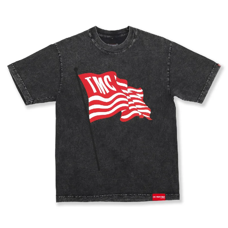 TMC Flag Post T-Shirt - Carbon Washed Black