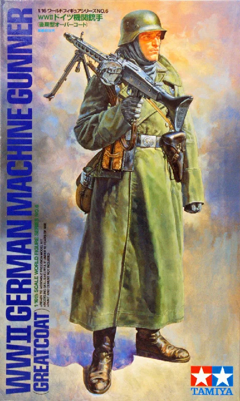 Tamiya 1/16 WW2 German Machine Gunner (Greatcoat)