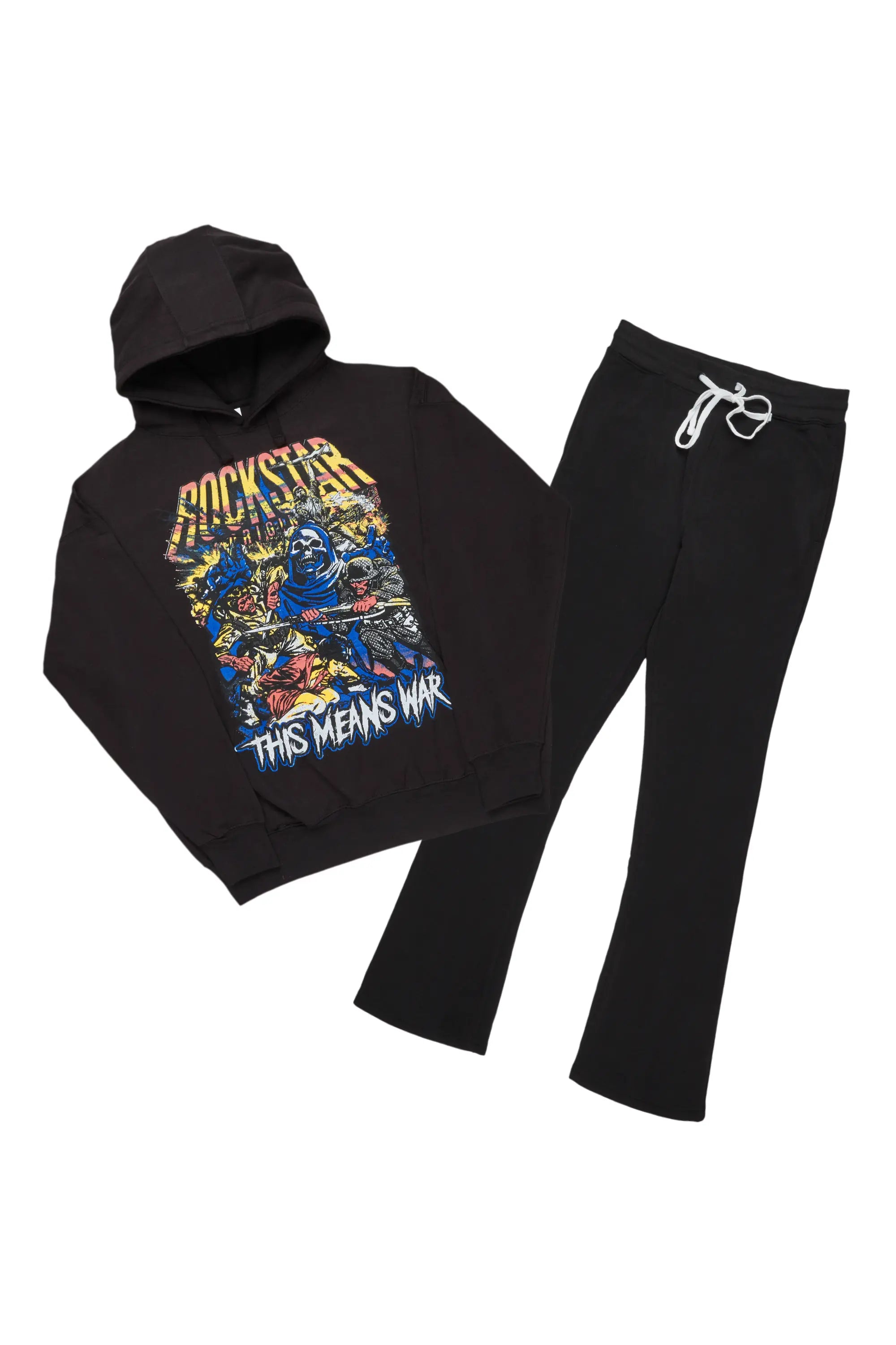 Normandie Black Hoodie Trackset