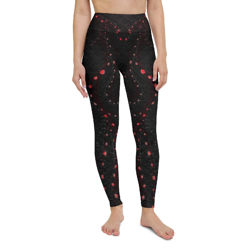 Dark Tide High Waisted Leggings