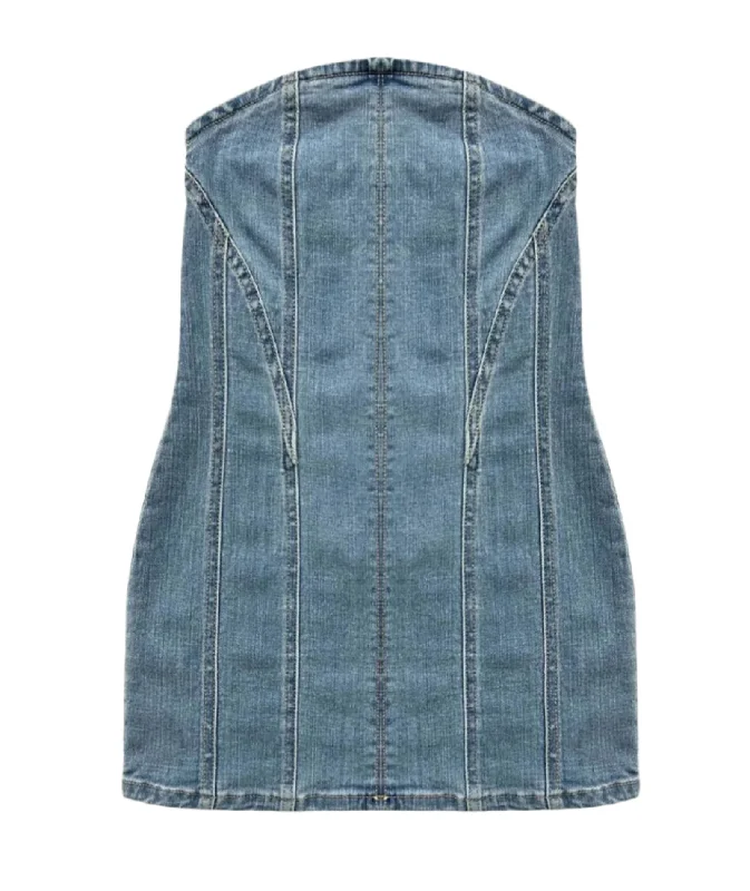 Katie J NYC Juniors Rome Denim Dress