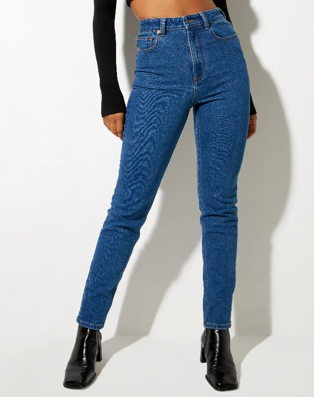 Slim Jeans in Indigo Blue