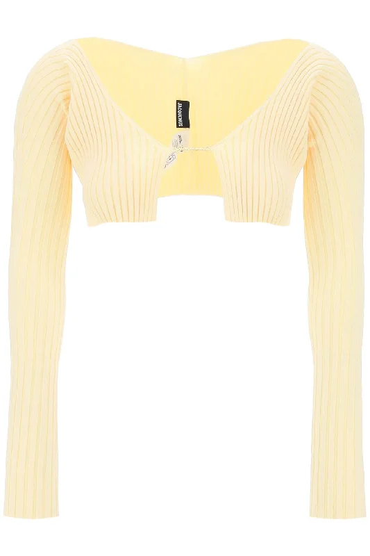 Jacquemus Women's La Maille Pralù Micro Cardigan