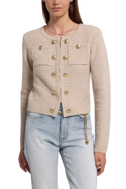 Cypress Knit Cardigan - Heather Oatmeal