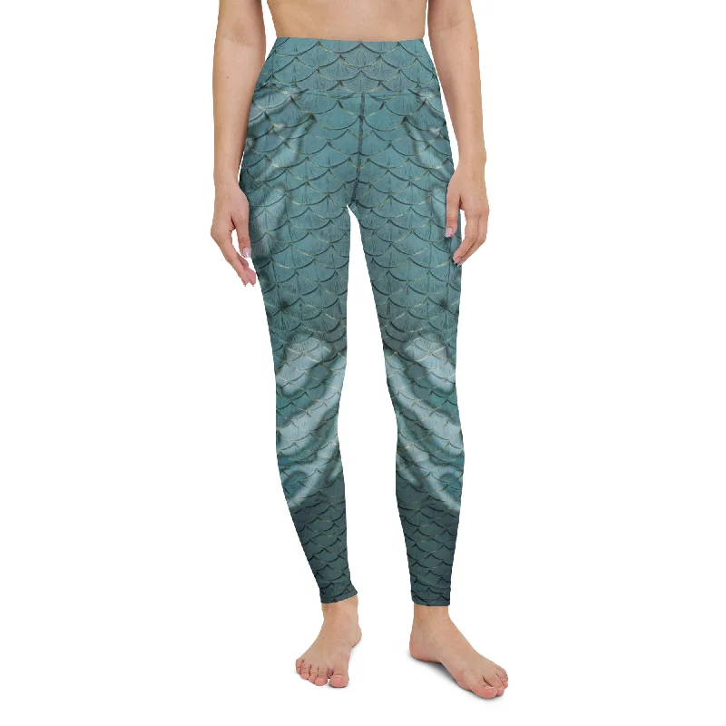 Sea Smoke High Waisted Leggings