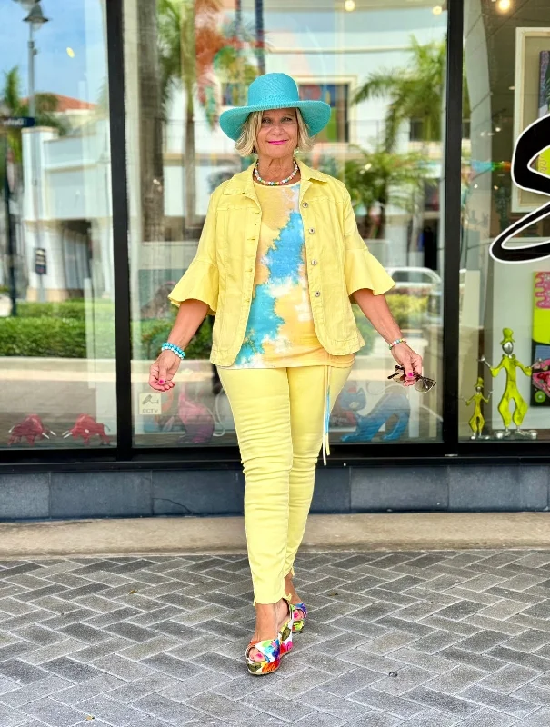 Versatile Outfits Ethyl The Yellow Mellow Jacket - Illusion