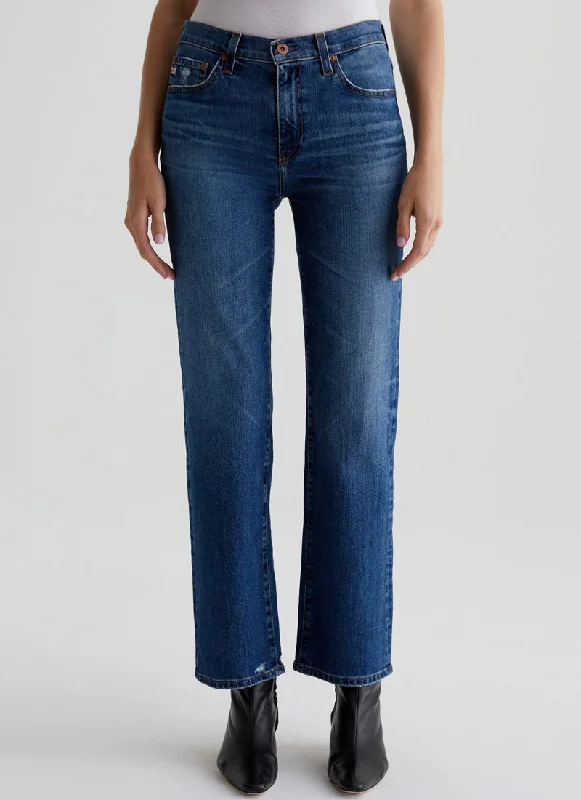 Brinley Mid-Rise Straight Jeans