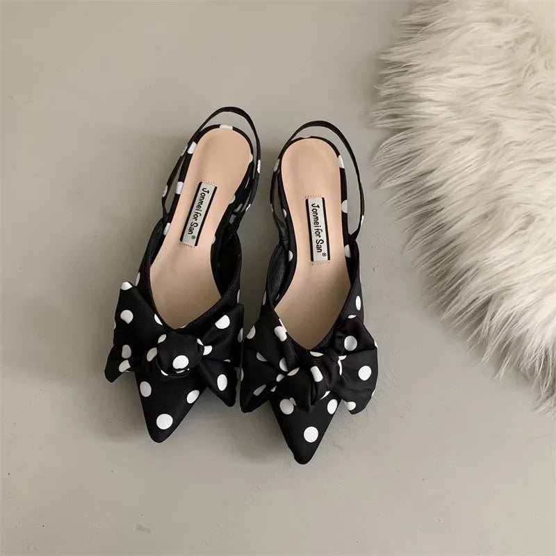 Comfortable Women's Flat Shoes with Elegant Toe Bow - Stylish & Versatile