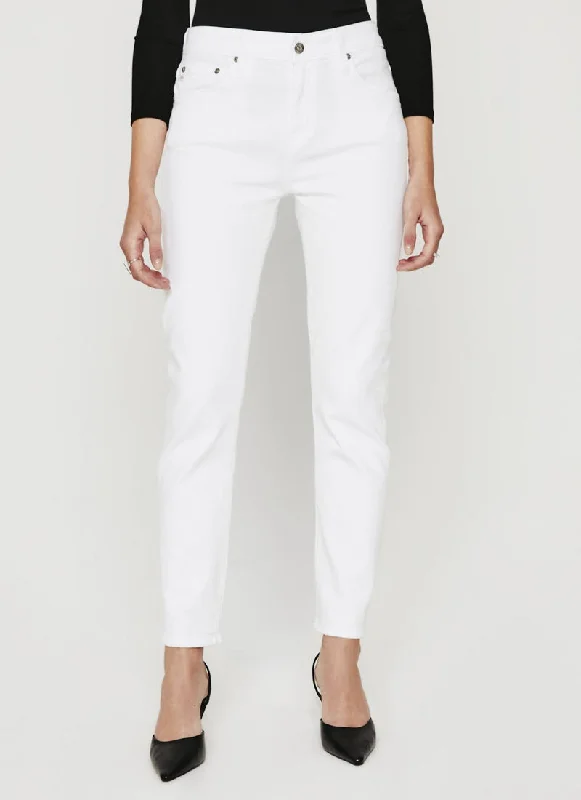 Ex-Boyfriend Classic White Slim-Fit Jeans