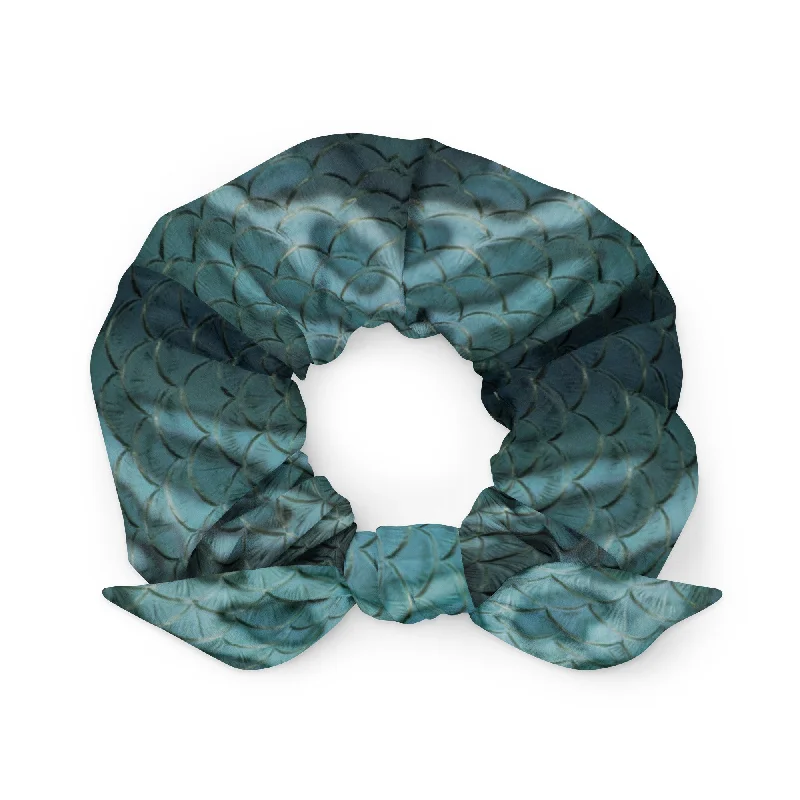 Sea Smoke Recycled Scrunchie