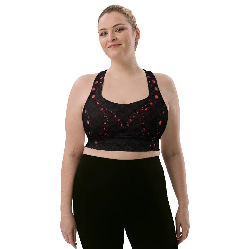 Dark Tide Longline Sports Bra